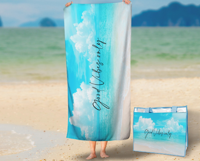 Toalha de Praia De Kit De E Pool Party Personalizada