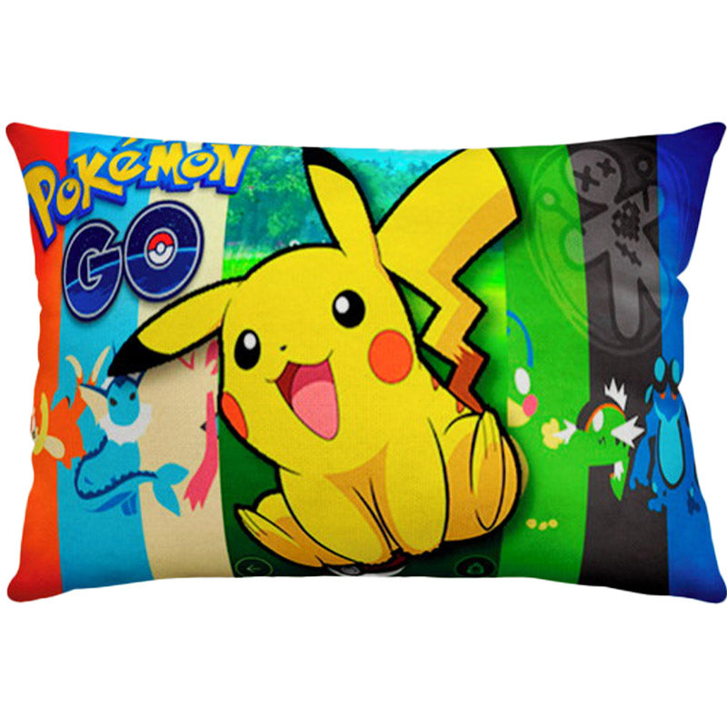 Almofada personalizada Retangular: Pokémon GO Colorida com Pikachu