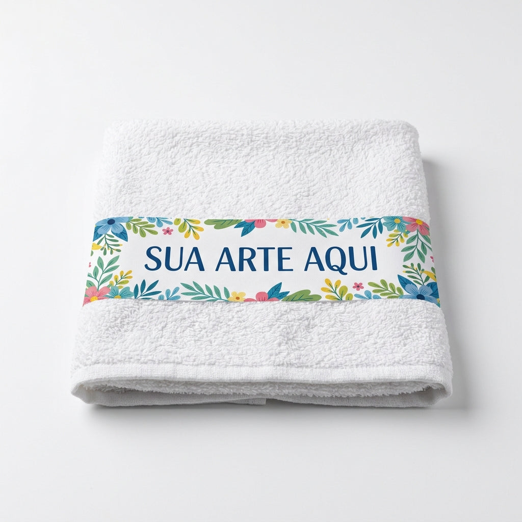 Toalha de Lavabo e Escolar 30x50 cm Sua Arte Aqui - DigiStampa
