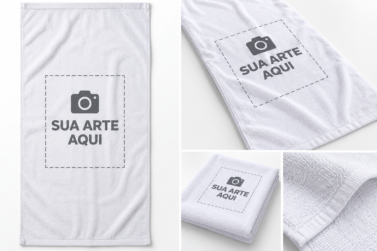 Toalha de Praia Sua Arte Aqui Personalizada | DigiStampa