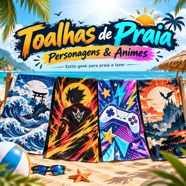 Toalha Personagens e Anime