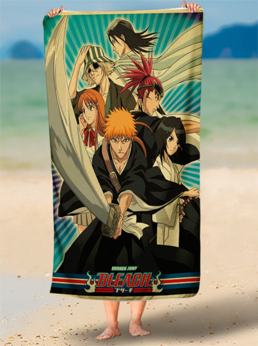 Toalha de Praia De Byakuya Honra E Tradição Personalizada