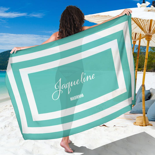 Canga de Madrinhas Azul Tiffany E 12 Personalizada com Nome