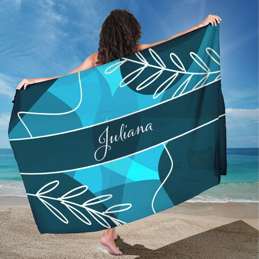 Canga de Praia Na Viagem De Amigas 09 Personalizada com Nome