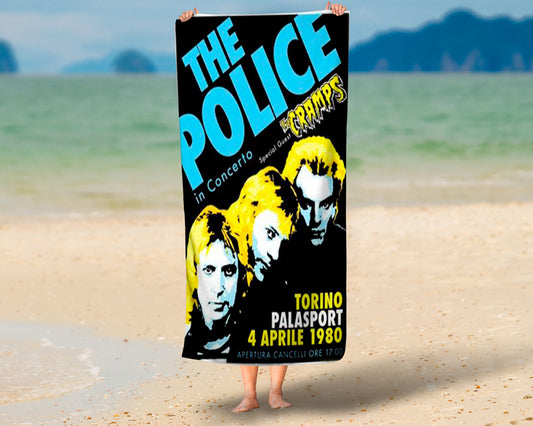 Toalha de Praia De The Police Personalizada