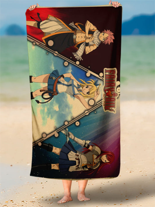Toalha de Praia Wendy E Turma Vento Personalizada