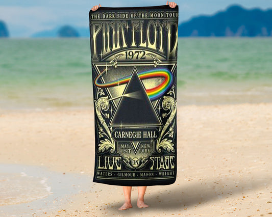 Toalha de Praia De Pink Floyd Modelo 4 Personalizada