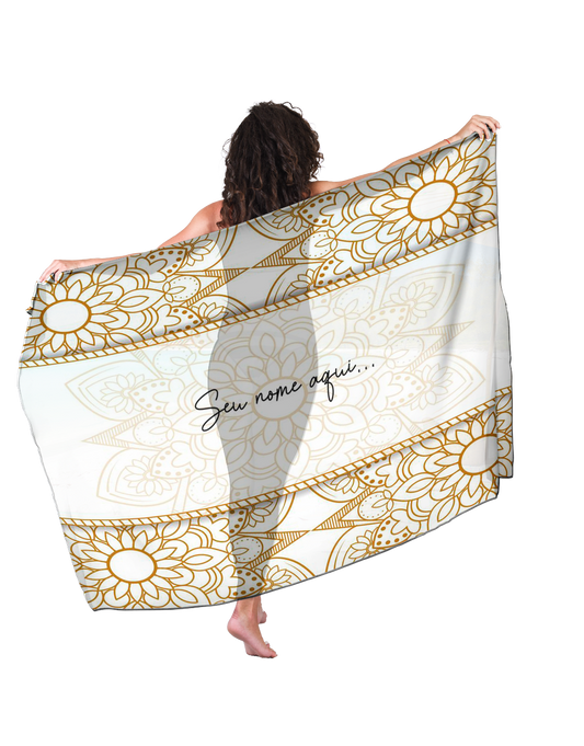 Canga de Mandala 16 Luxo Madrinhas Personalizada com Nome