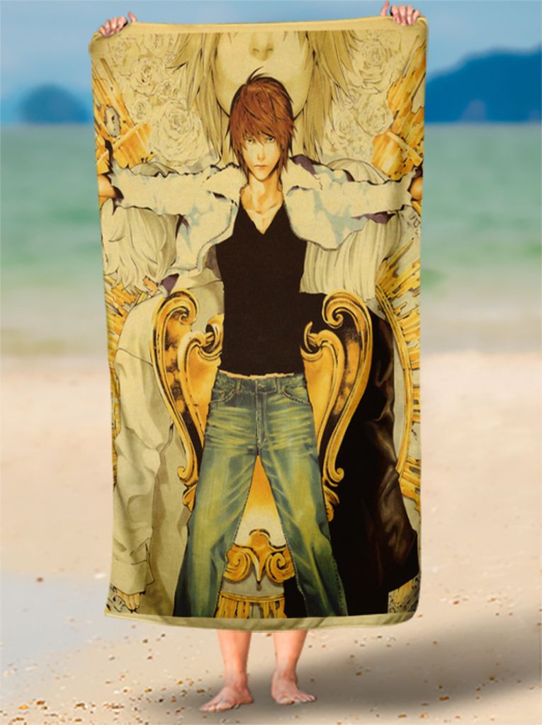 Toalha de Praia L Lawliet Doce Personalize Já Personalizada