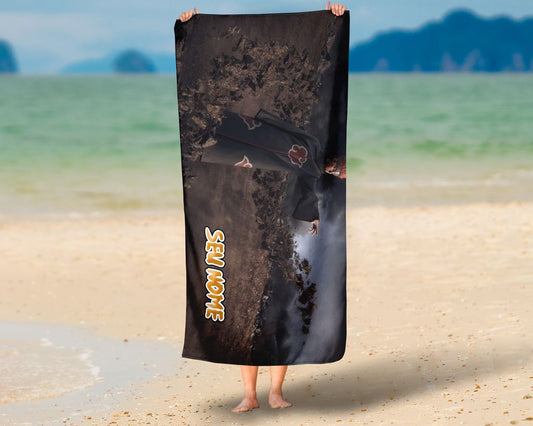 Toalha de Praia Time 7 Shippuden Estampa Personalizada