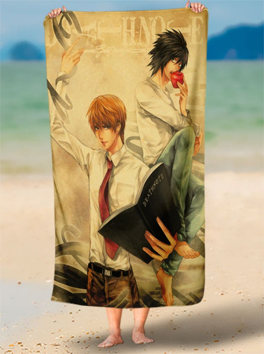 Toalha de Praia De Misa Amane Presente Ideal Personalizada