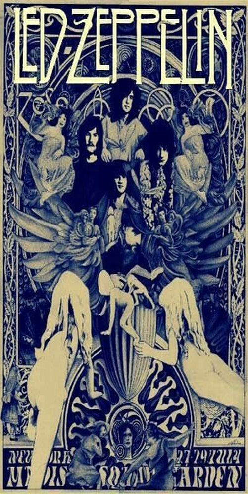 Toalha de Praia De Led Zepplin Modelo 4 Personalizada