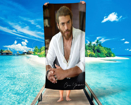 Toalha de Turco Can Yaman Brinde Exclusivo Personalizada
