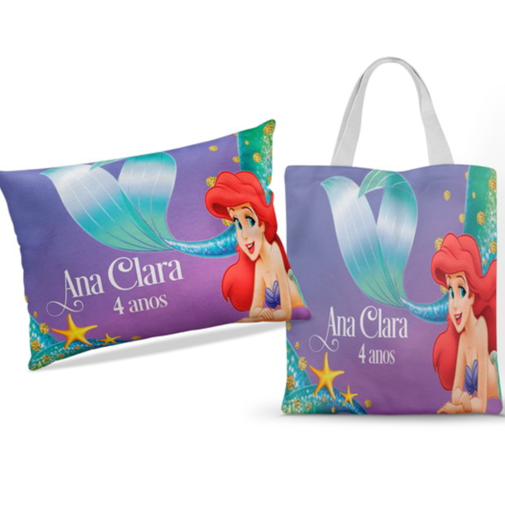 Almofada 20x30 Bolsa Ecobag + Ariel — Sacola Personalizada
