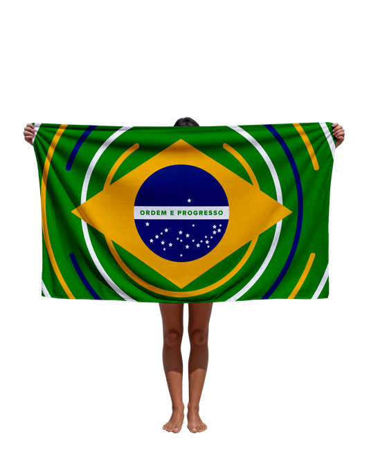 Toalha de Copa Do Mundo Do Brasil Tbra12 Personalizada