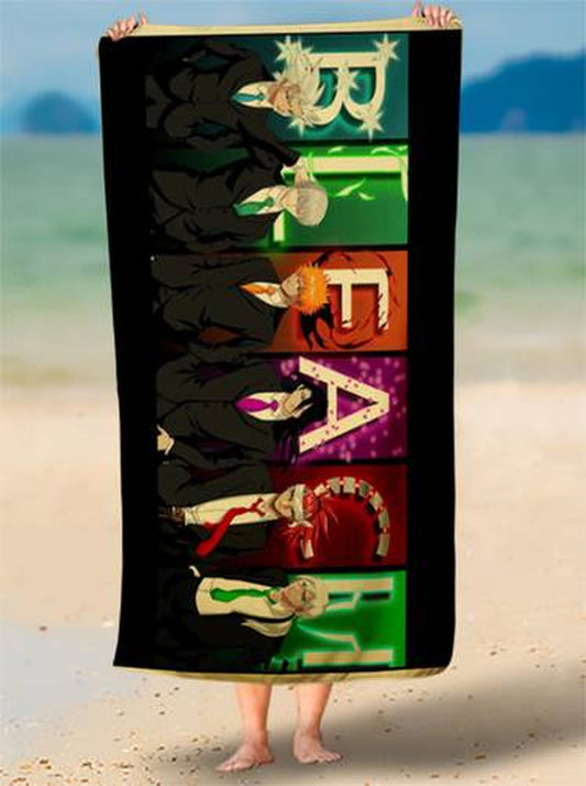 Toalha de Praia De Bleach Épico Dica De Personalizada