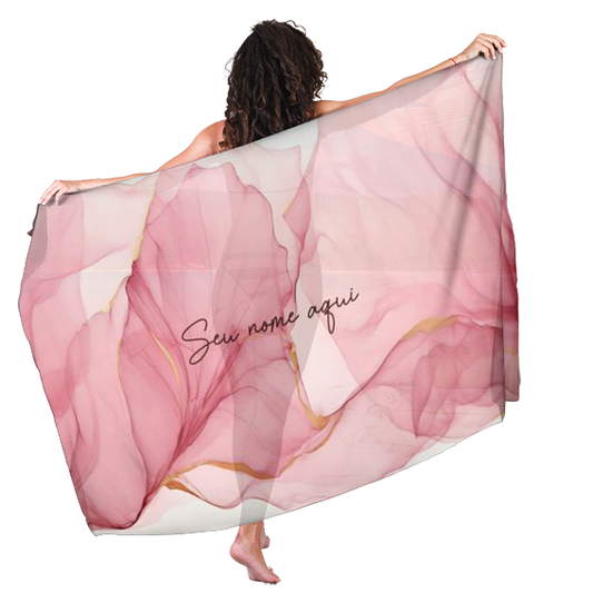 Canga de Floral Presentes E S 74 Personalizada com Nome