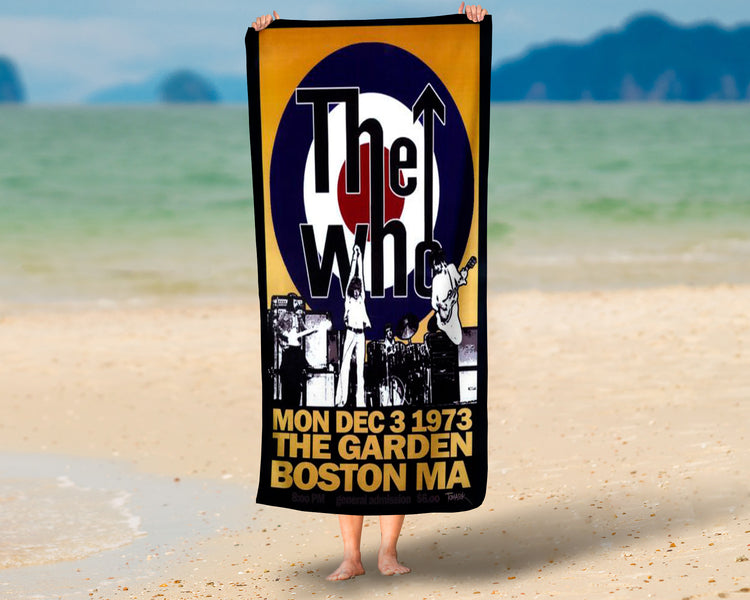 Toalha de Praia De The Who Personalizada