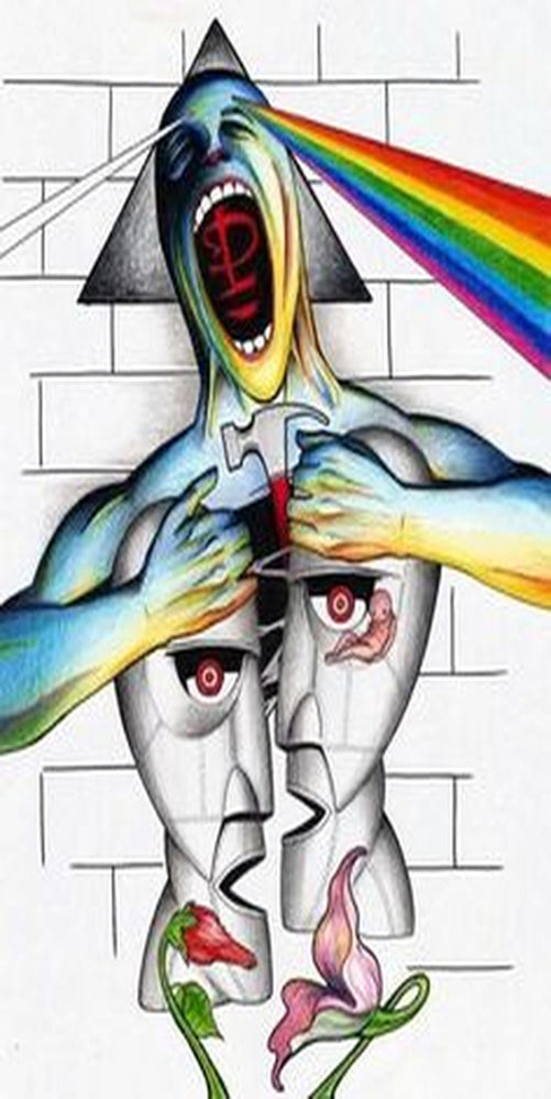 Toalha de Praia De Pink Floyd Modelo 2 Personalizada
