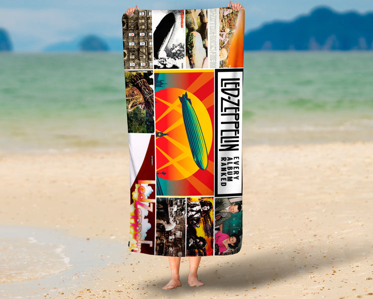 Toalha de Praia De Led Zepplin Modelo 2 Personalizada