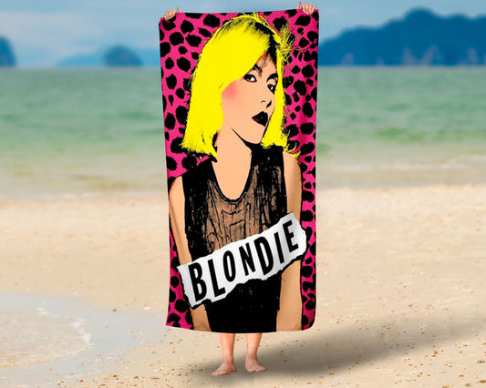 Toalha de Praia De Blondie Personalizada