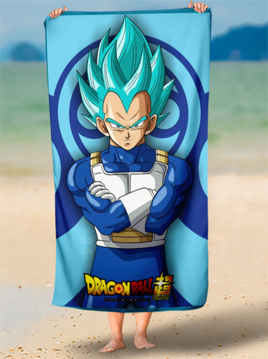 Toalha de Spirit Bomb Coloque Seu Nome Aqui Personalizada