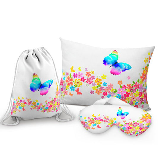 Almofada 20x30 Kit Pijama Floral Delicado + Personalizada