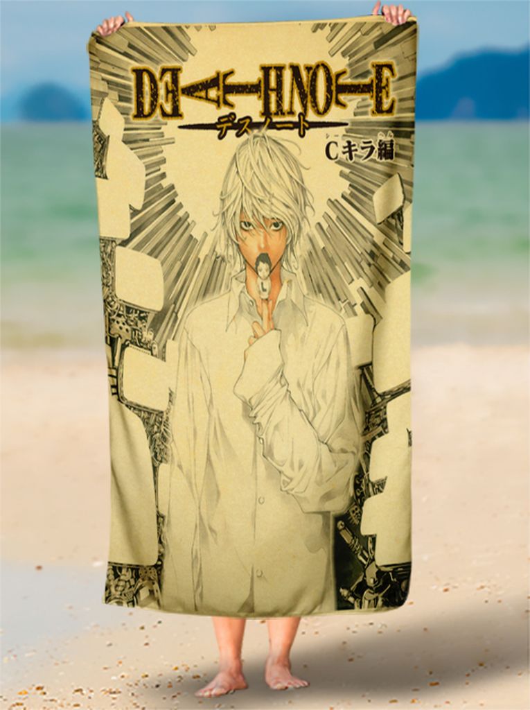 Toalha de Praia L Lawliet Personalize Nome Personalizada