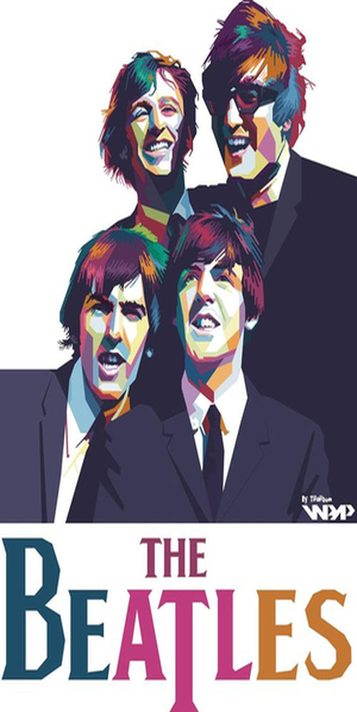 Toalha de Praia De Beatles Personalizada