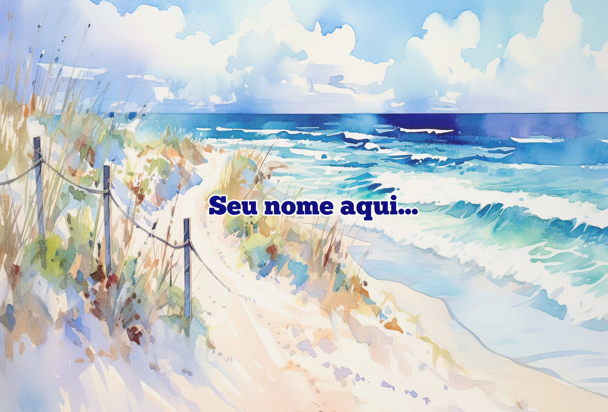 Canga de Marítima 20 De Madrinha Personalizada com Nome