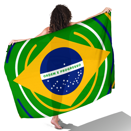 Canga de Copa Do Mundo Do Brasil 12 Personalizada com Nome