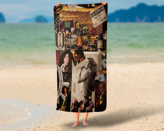 Toalha de Praia De Led Zepplin Personalizada