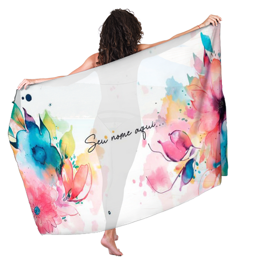 Canga de Despedida De Solteira Linda Personalizada com Nome