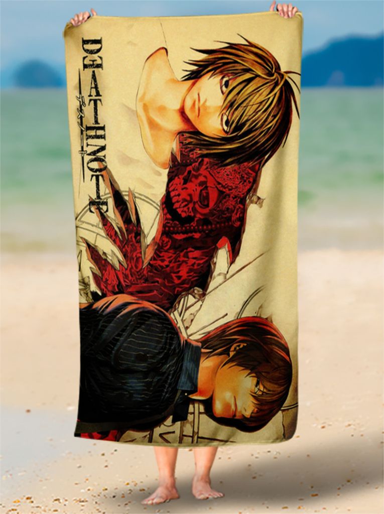 Toalha de Praia Death Note Dica De Personalizada
