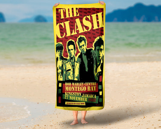 Toalha de Praia De The Clash Personalizada