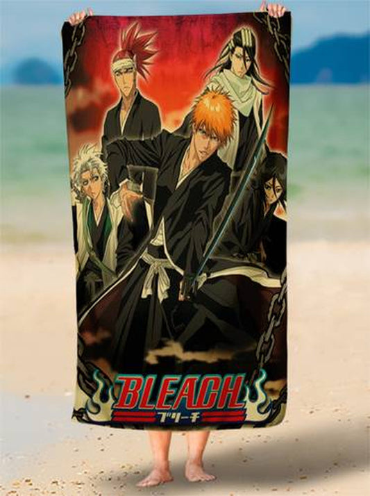 Toalha de Praia Ichigo E Rukia Personalizada