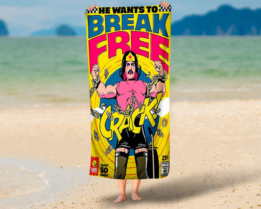 Toalha de De Queen Freddie Mercury Modelo 3 Personalizada