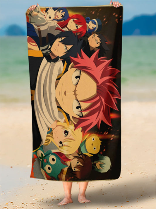 Toalha de Fairy Tail Personalize Sua Rotina Personalizada