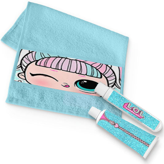 Kit Higiene Toalhinha Lol Surprise Personalizado