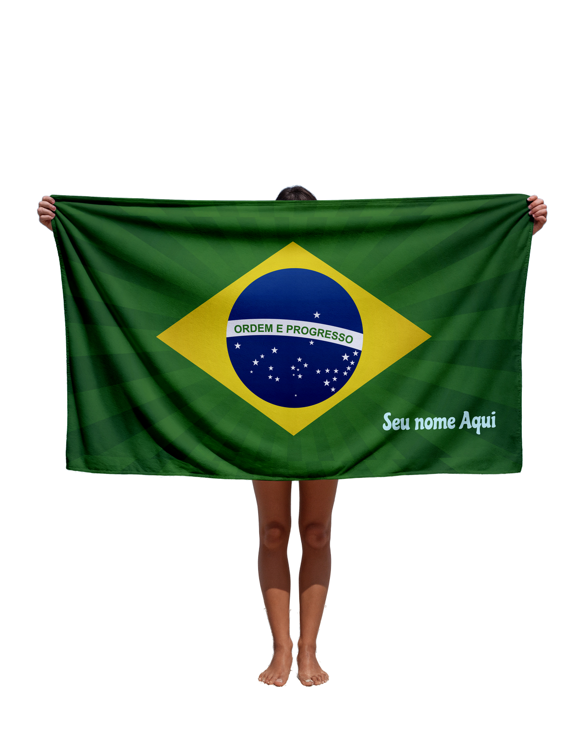 Toalha de Com Nome Edição Copa 2026 Tbra05 Personalizada