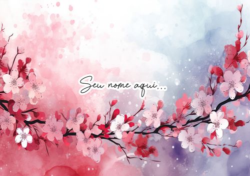 Canga de Praia Floral 57 Saída Personalizada com Nome