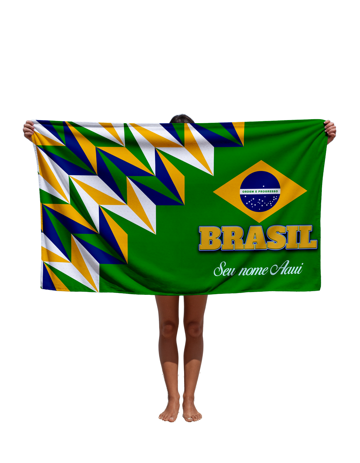 Toalha de Copa Do Mundo Do Brasil Tbra13 Personalizada