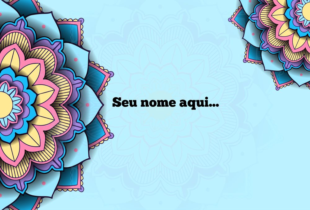 Canga de 09 Com Sua Paz É Impagavel Personalizada com Nome