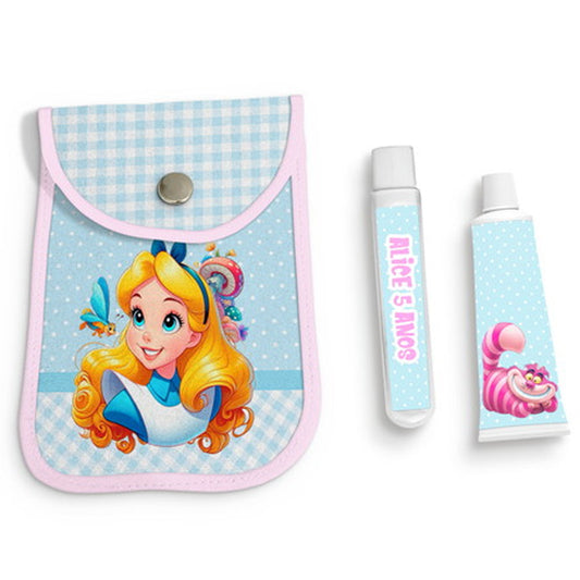 Kit Higiene Alice no País das Maravilhas Personalizado