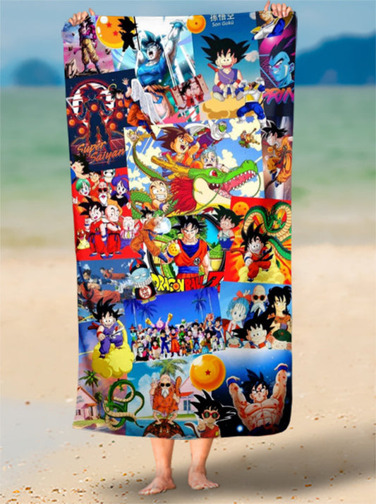 Toalha de Praia De Gohan Místico Personalizada