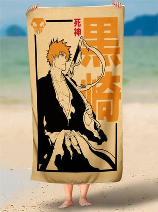 Toalha de Praia De Gelo Do Hitsugaya Raiz Personalizada