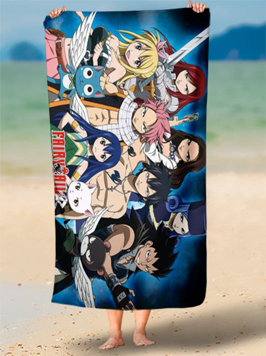Toalha de De Laxus E Time O Trovão Dos Fãs Personalizada