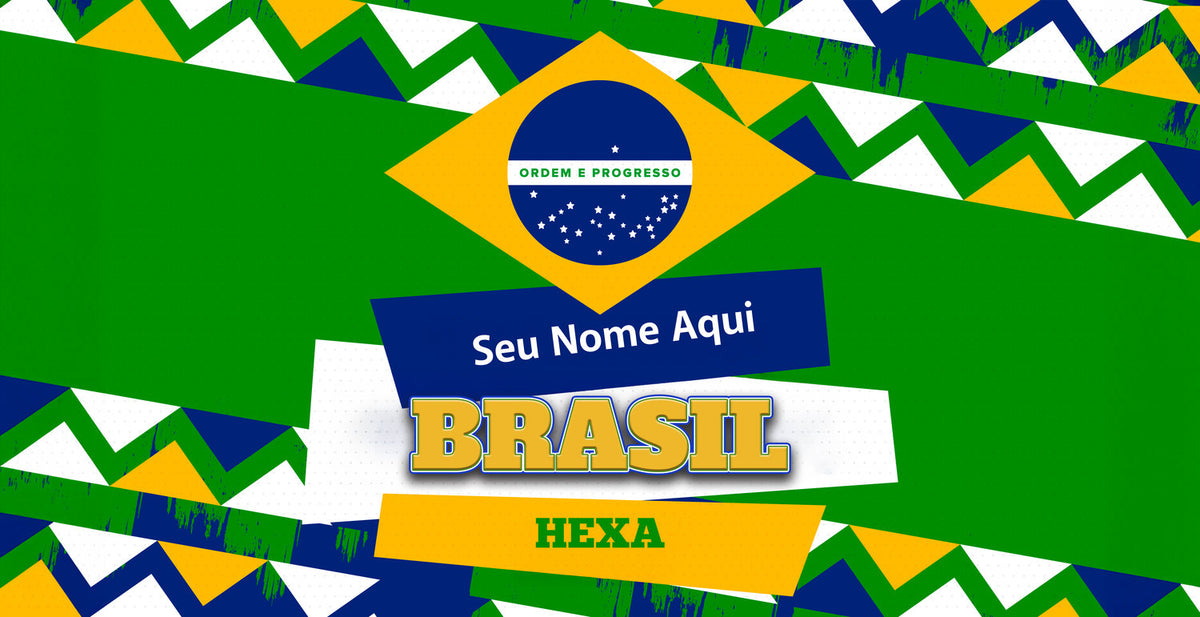 Toalha de Copa Do Mundo Do Brasil Tbra14 Personalizada