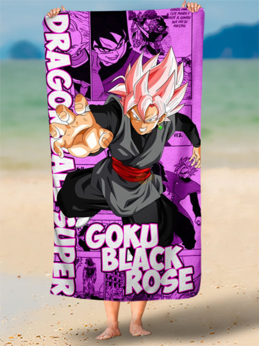 Toalha de Praia De Super Saiyajin Dica De Personalizada
