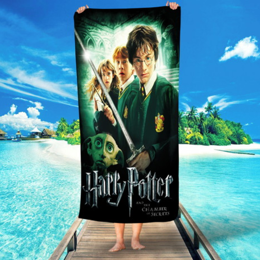 Toalha de Praia Harry Potter Modelo 2 Personalizada